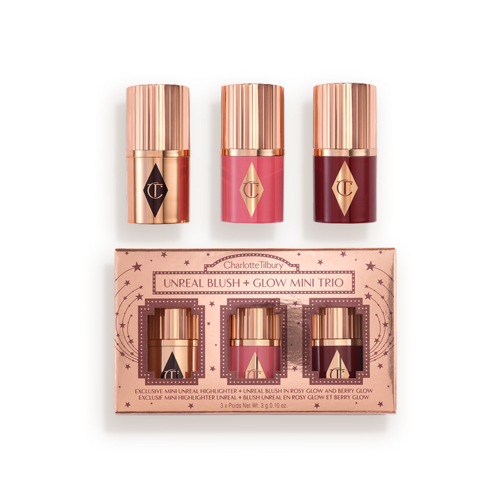 UNREAL BLUSH + GLOW MINI TRIO O4